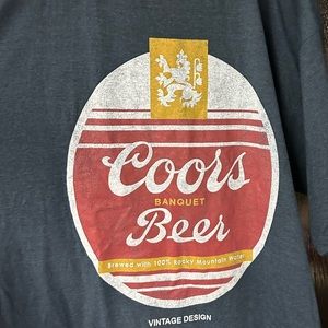 5XL Coors Beer Vintage design soft t-shirt